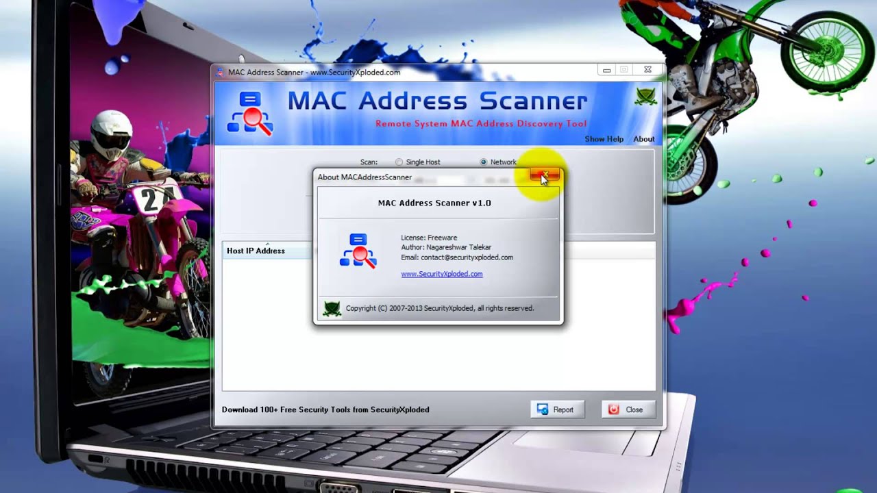 Scan For Mac Addresses